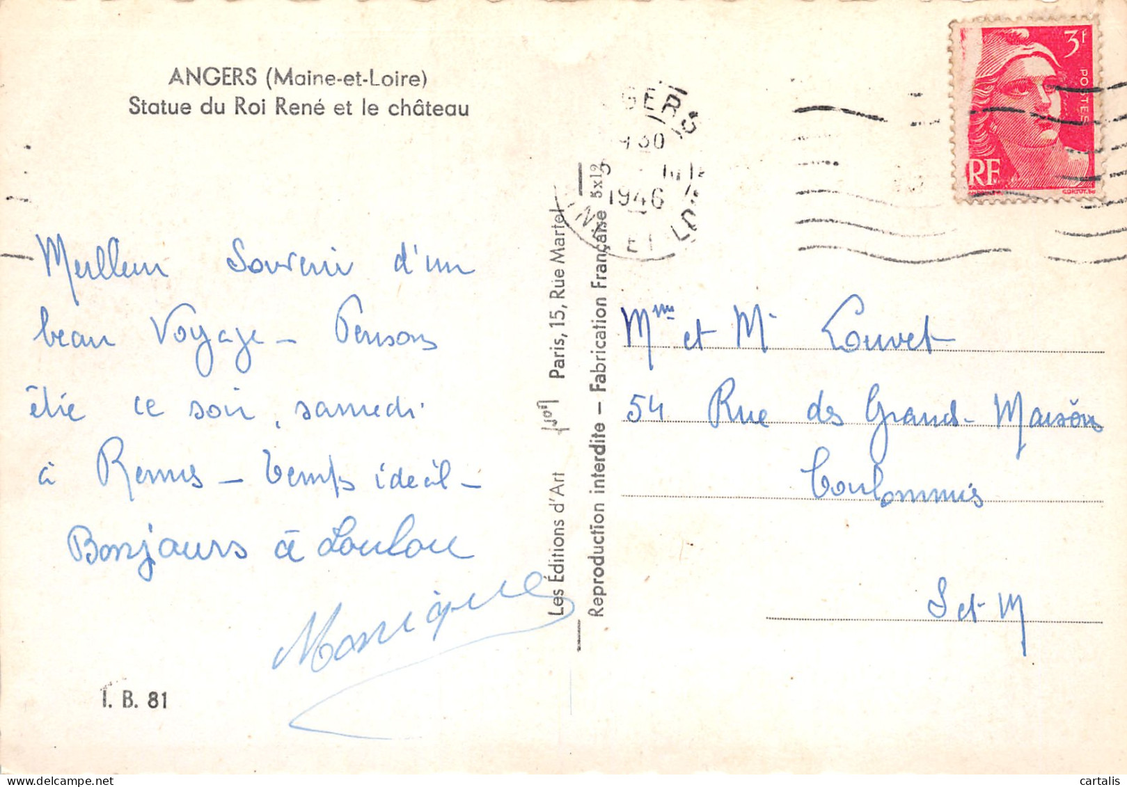 49-ANGERS-N°3780-B/0147 - Angers