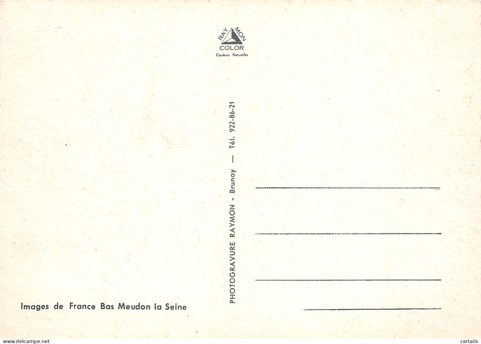 92-LE MEUDON-N°3780-B/0079 - Other & Unclassified