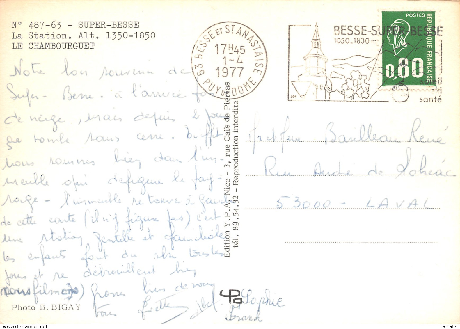 63-SUPER BESSE-N°3781-B/0049 - Other & Unclassified