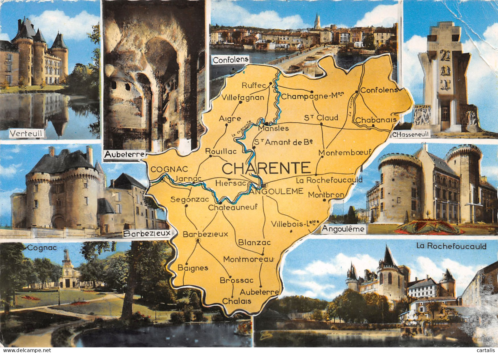 16-CHARENTE MULTI VUES-N°3781-A/0351 - Other & Unclassified