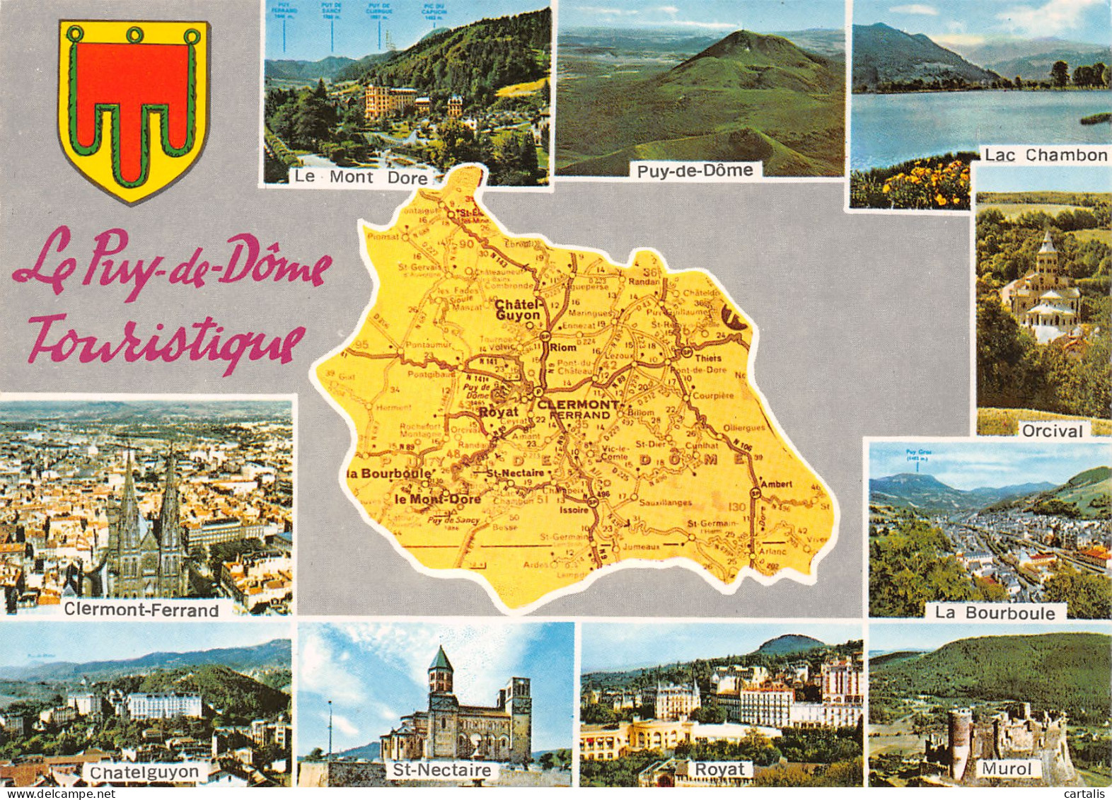 63-LE PUY DE DOME MULTI VUES-N°3781-A/0355 - Andere & Zonder Classificatie