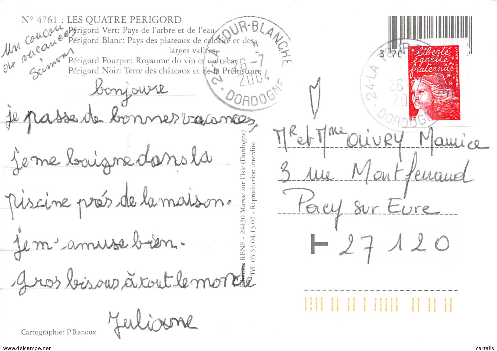 24-PERIGORD-N°3781-A/0135 - Other & Unclassified