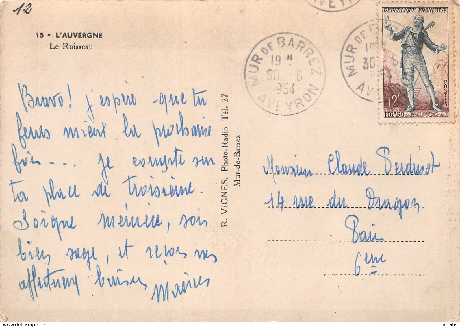 15-AUVERGNE-N°3781-A/0033 - Other & Unclassified