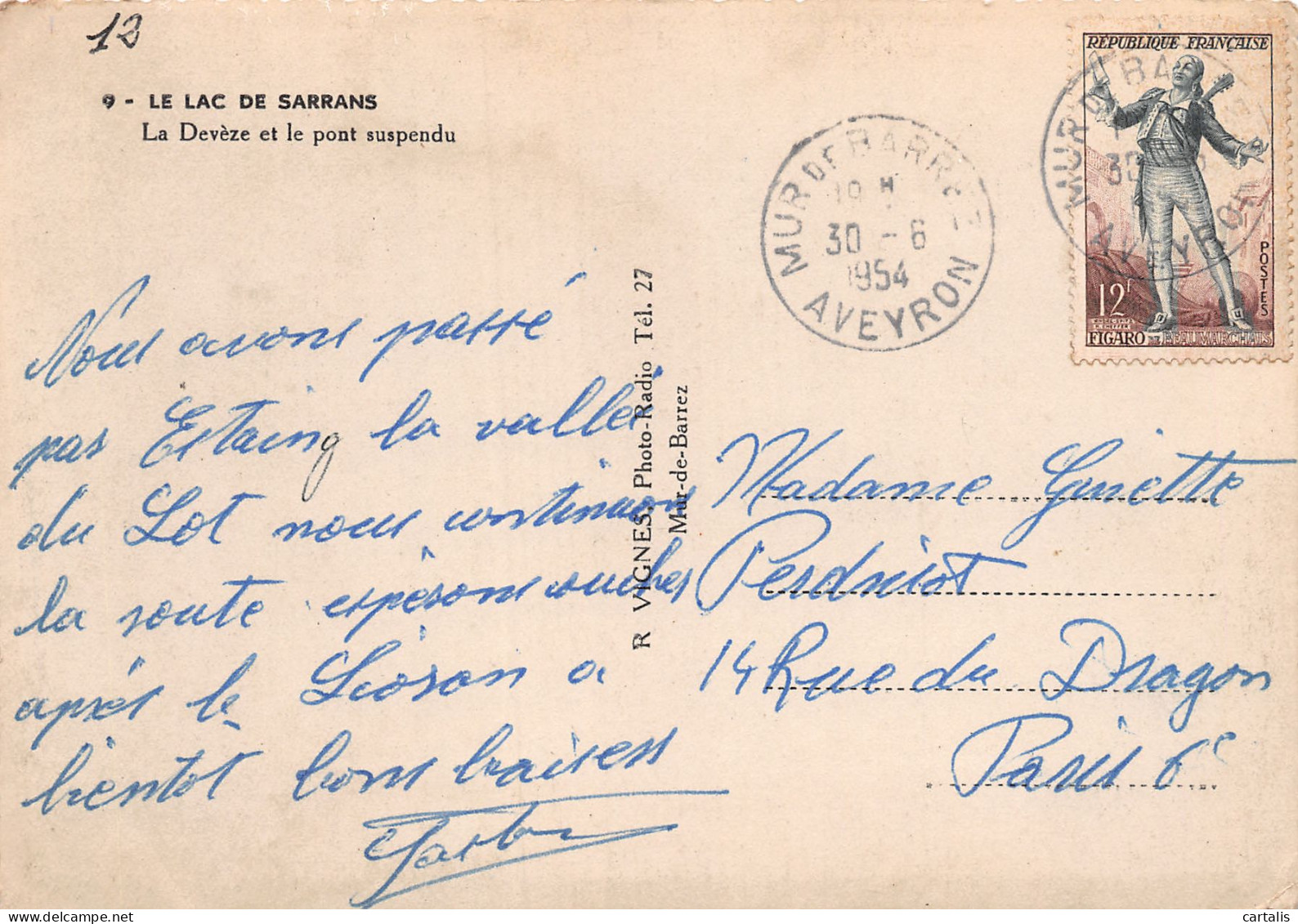 12-LAC DE SARRANS-N°3781-A/0031 - Other & Unclassified