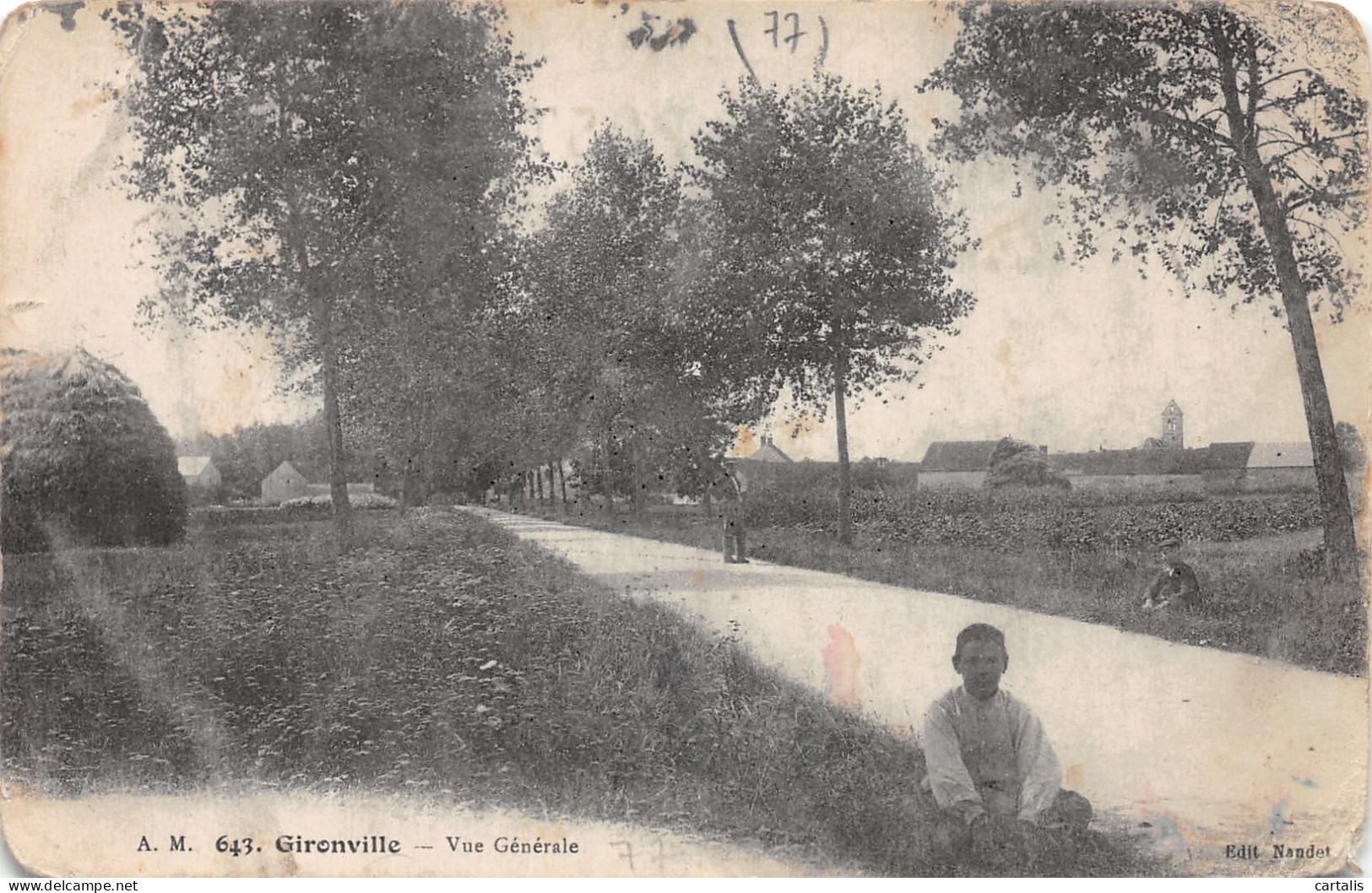 77-GIRONVILLE-N°3780-E/0183 - Autres & Non Classés