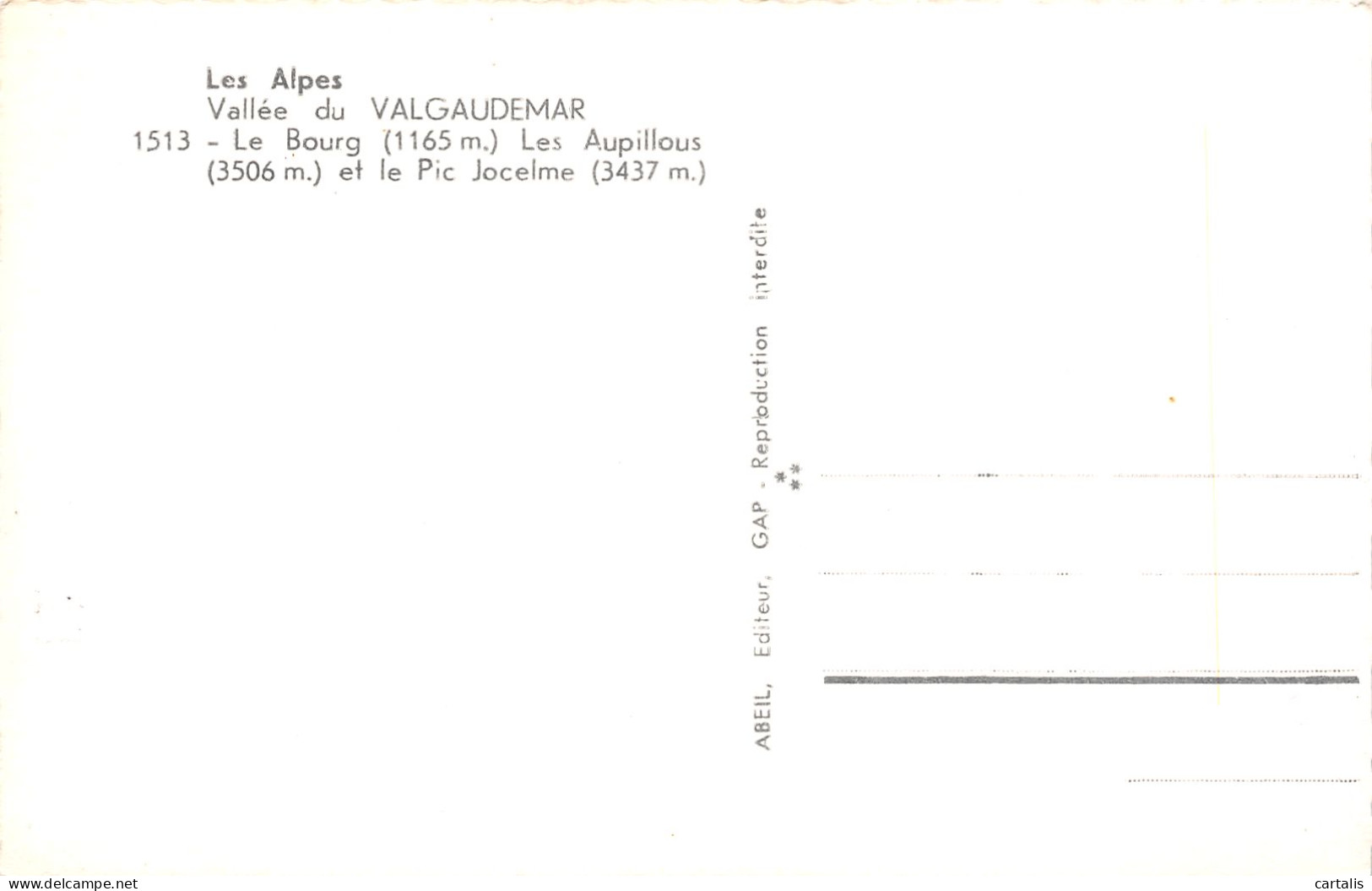 05-VALGAUDEMAR-N°3780-E/0087 - Other & Unclassified