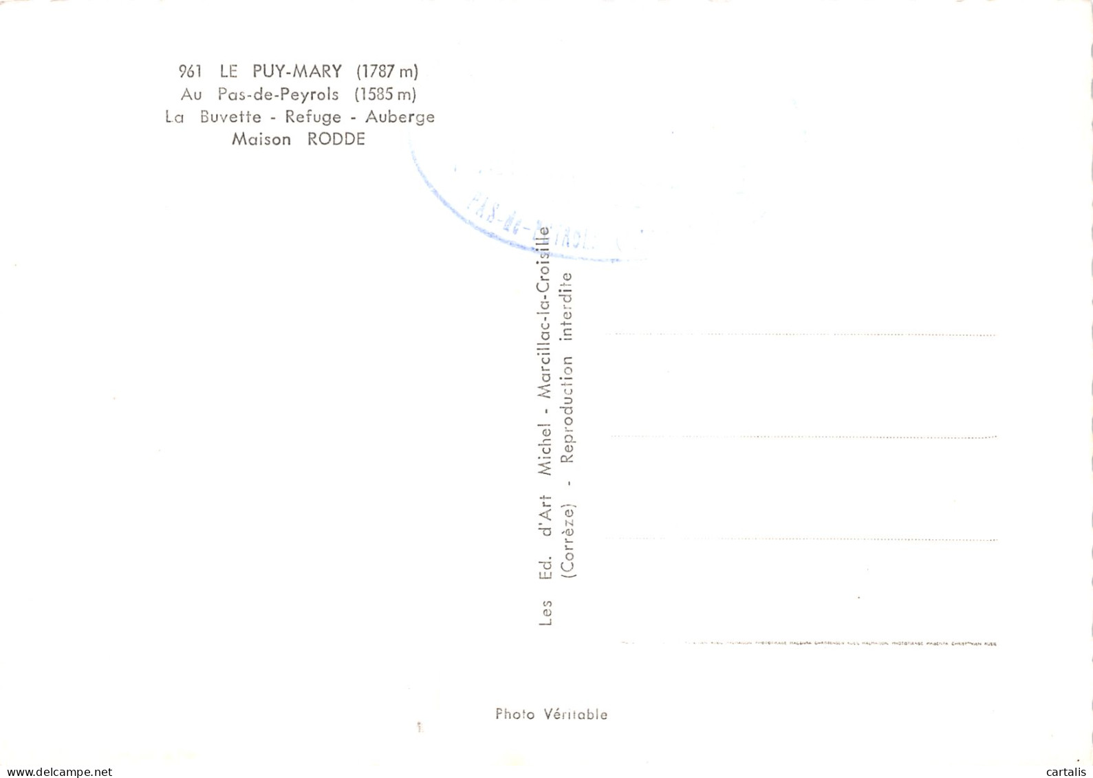 15-LE PUY MARY-N°3781-D/0321 - Other & Unclassified