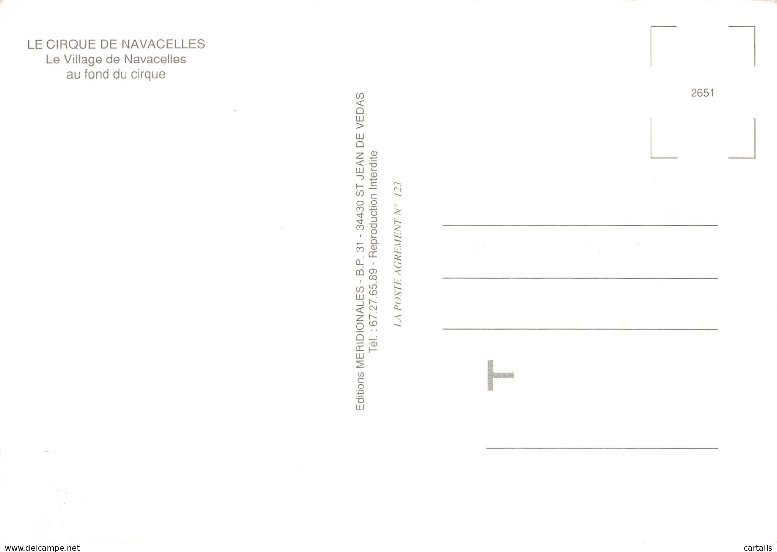 30-NAVACELLES-N°3781-D/0143 - Sonstige & Ohne Zuordnung