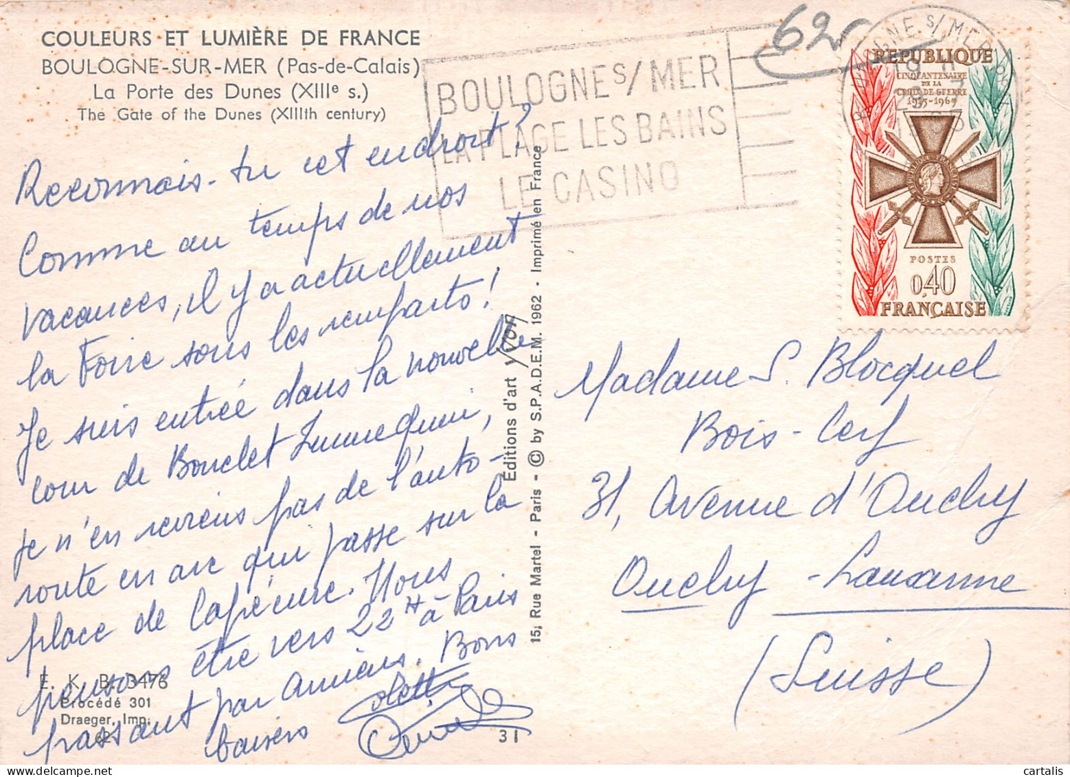 62-BOULOGNE SUR MER-N°3781-D/0021 - Boulogne Sur Mer