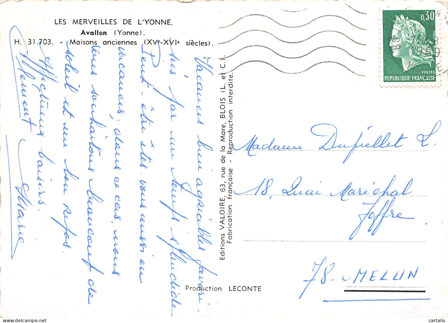 89-AVALLON-N°3781-D/0001 - Avallon