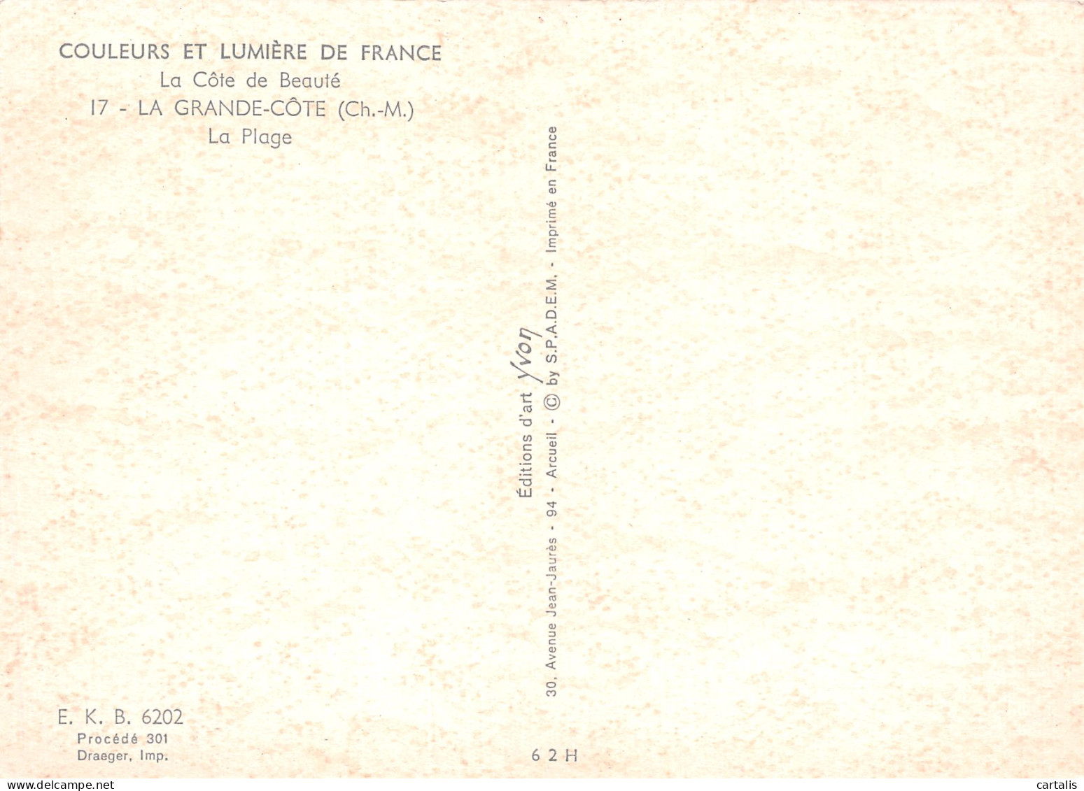 17-LA GRANDE COTE-N°3781-C/0313 - Altri & Non Classificati