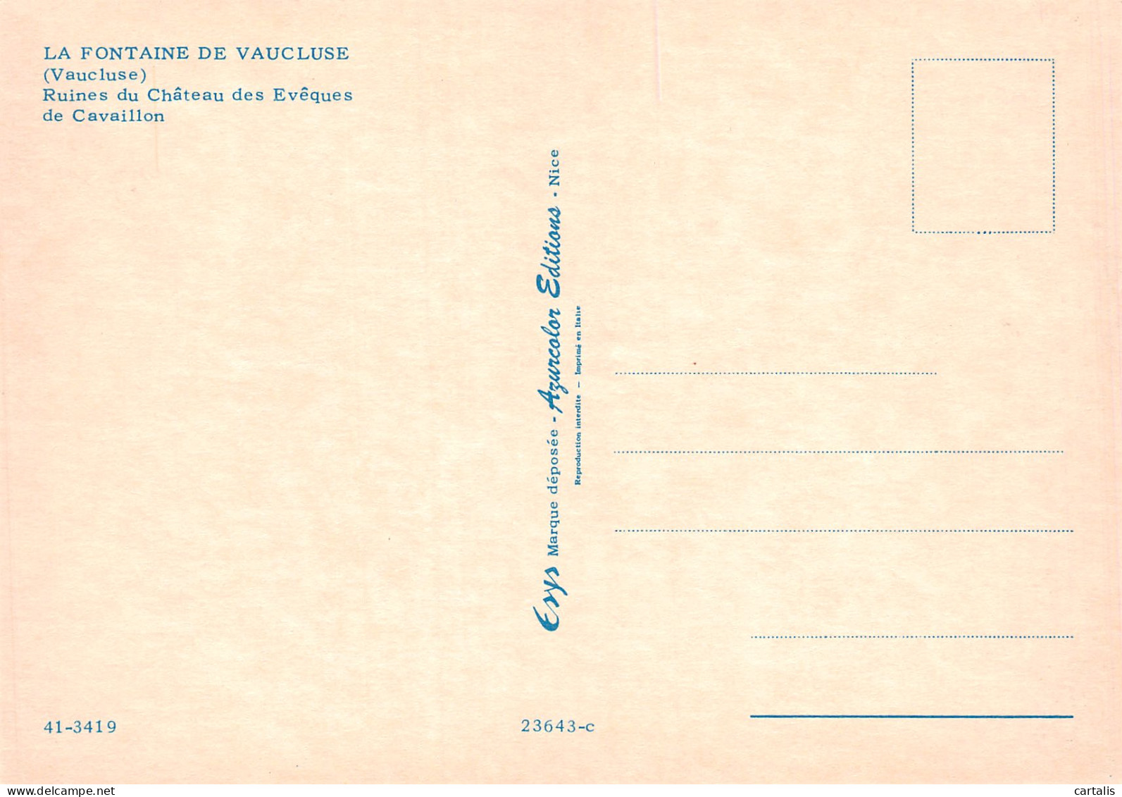 84-FONTAINE DE VAUCLUSE-N°3781-C/0295 - Sonstige & Ohne Zuordnung