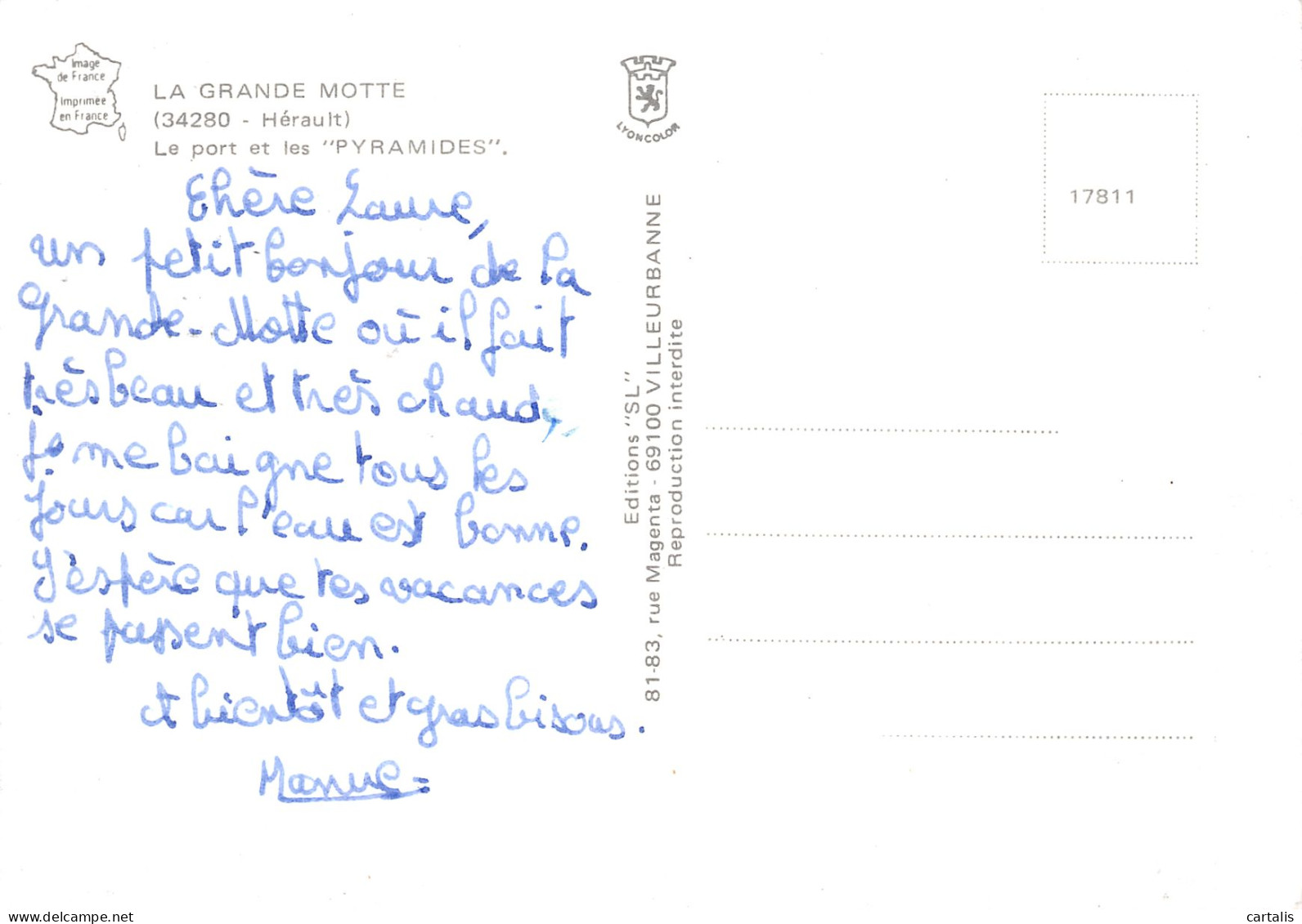 34-LA GRANDE MOTTE-N°3781-C/0255 - Other & Unclassified