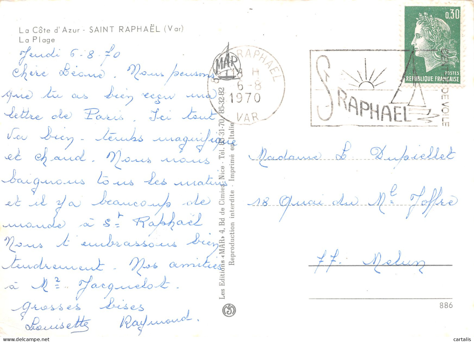 83-SAINT RAPHAEL-N°3781-B/0209 - Saint-Raphaël