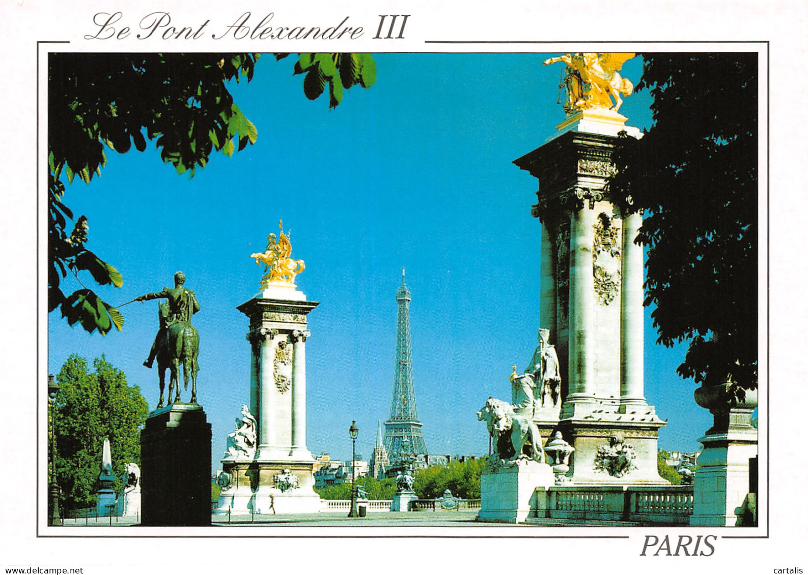 75-PARIS LE PONT ALEXANDRE III-N°3782-B/0053 - Otros & Sin Clasificación