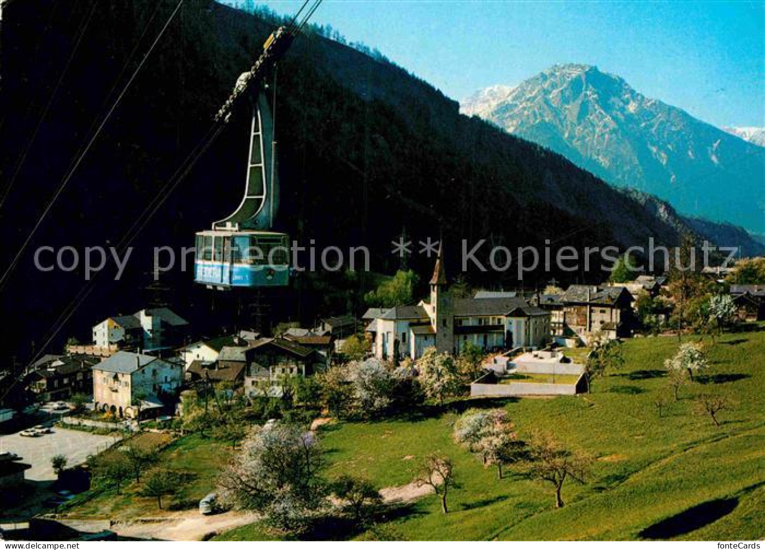 12875590 Moerel Luftseilbahn Moerel Riederalp Glishorn Alpen Moerel - Other & Unclassified