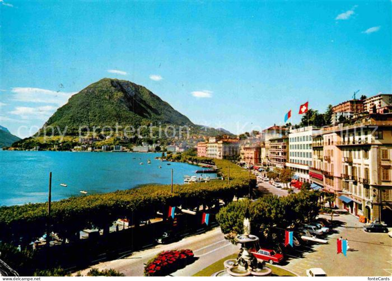 12875578 Lugano Lago Di Lugano Scorcio Panoramico E Monte San Salvatore Luganers - Otros & Sin Clasificación