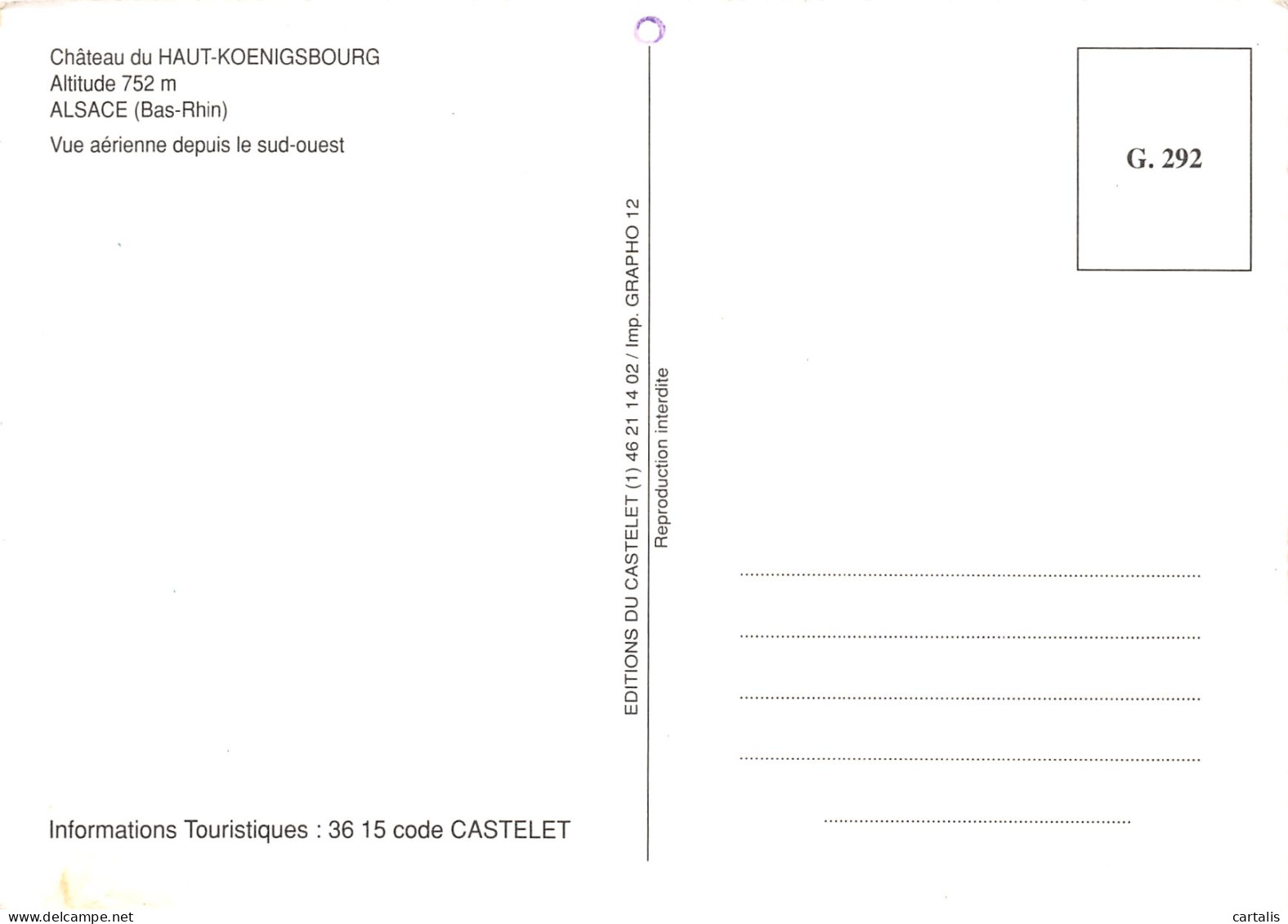 67-HAUT KOENIGSBOURG-N°3782-A/0217 - Andere & Zonder Classificatie