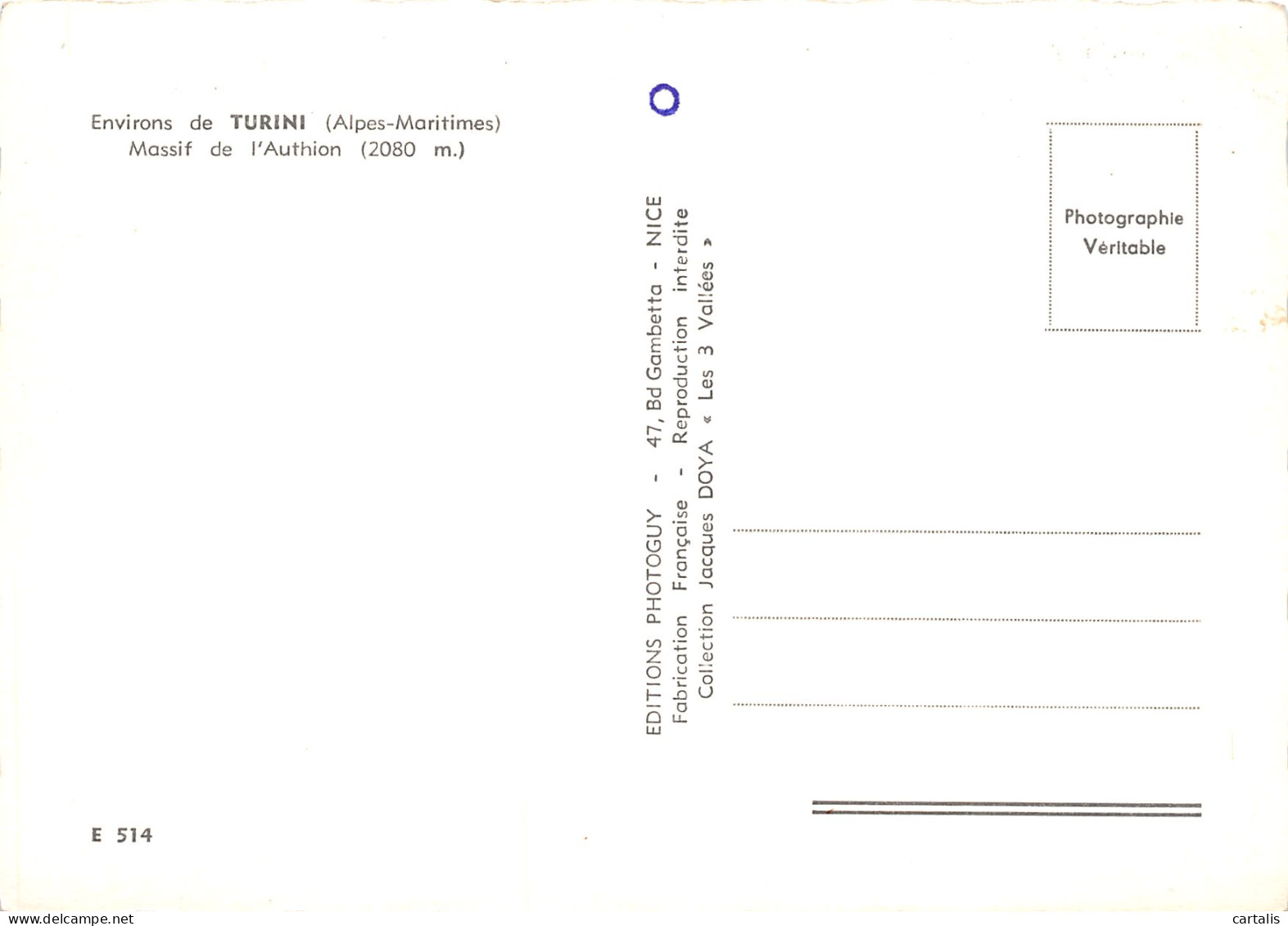 06-MASSIF DE L AUTHION-N°3782-A/0101 - Other & Unclassified