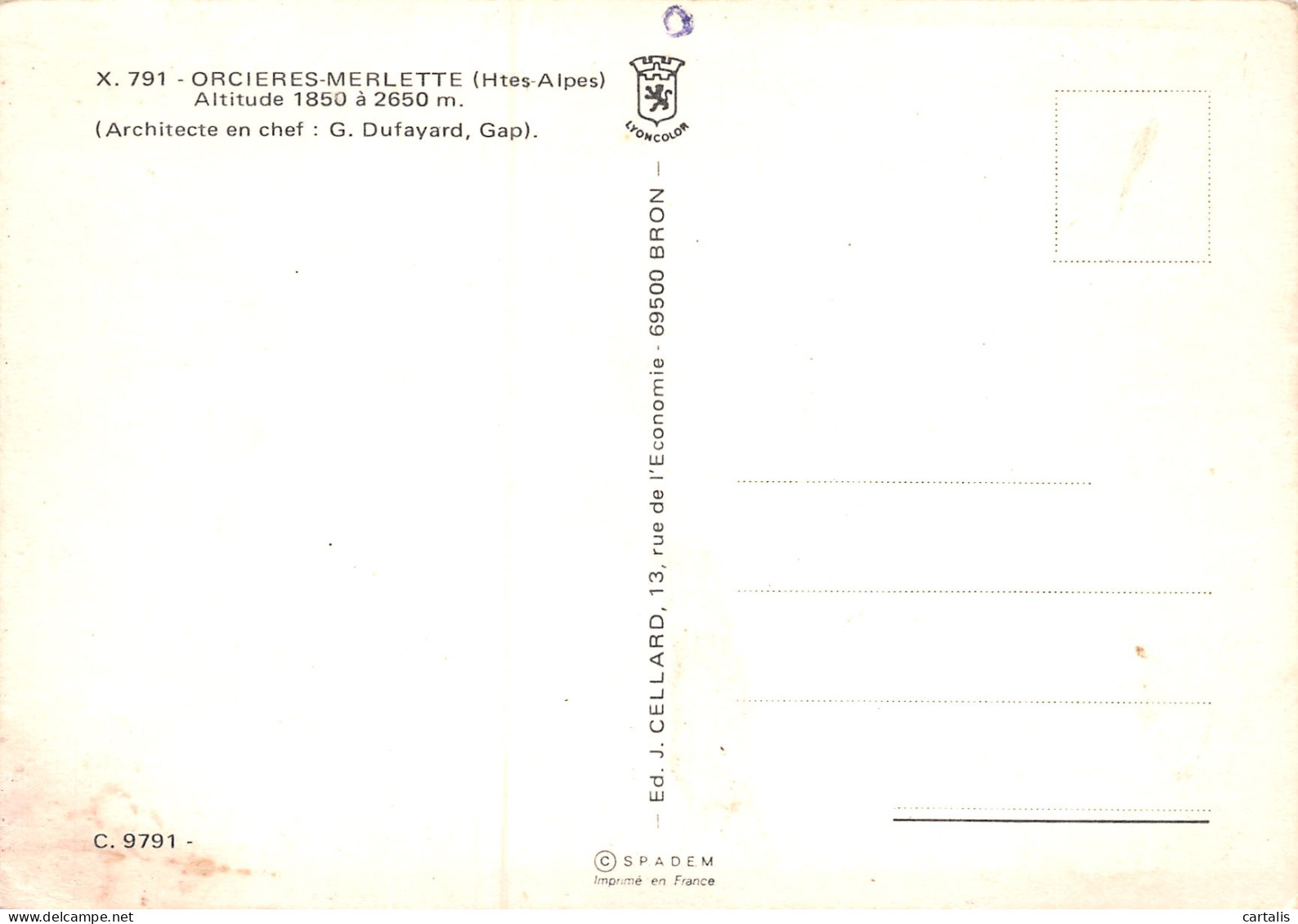 05-ORCIERES MERLETTE-N°3782-A/0079 - Other & Unclassified