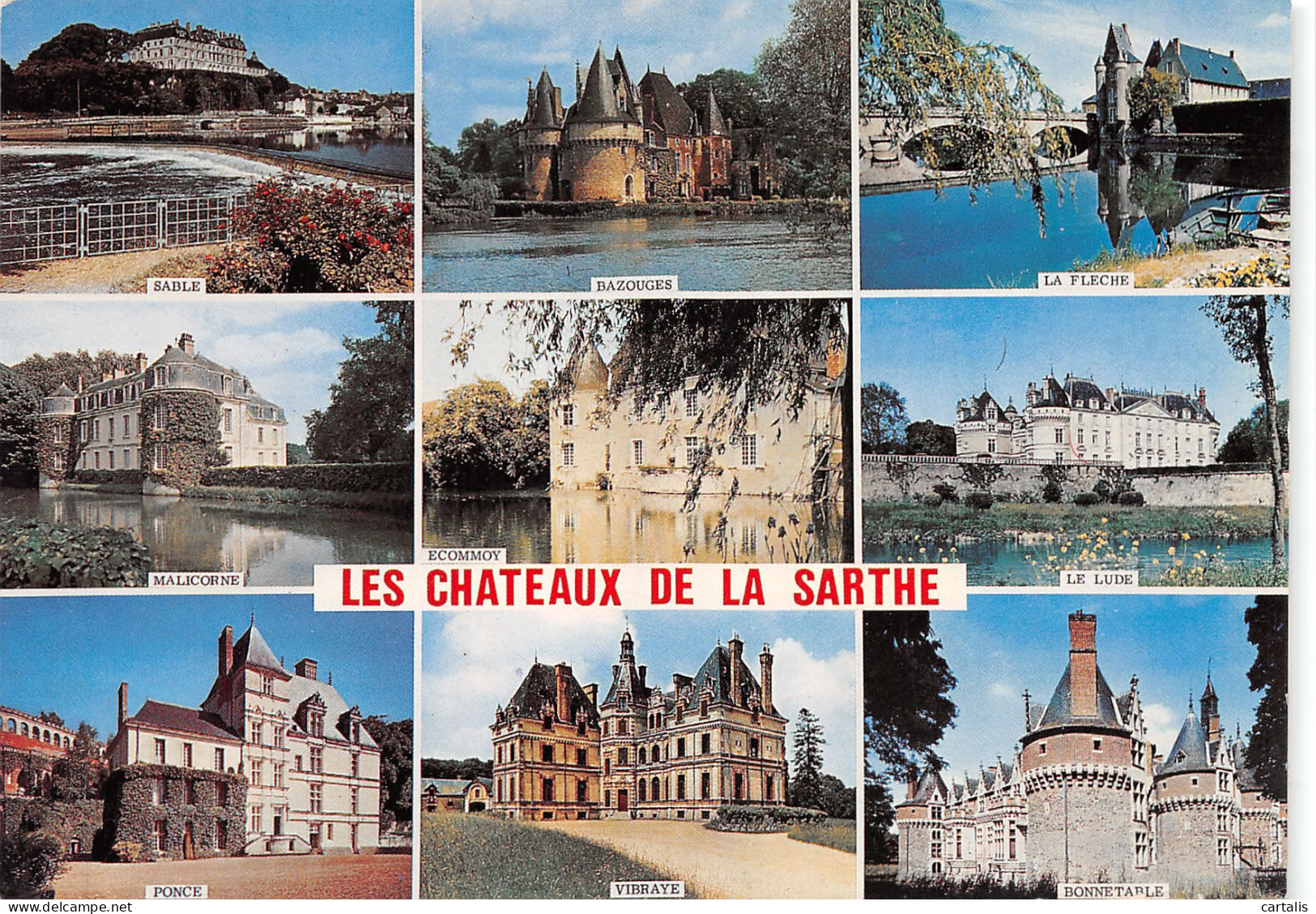 72-CHÂTEAUX DE LA SARTHE-N°3782-A/0059 - Other & Unclassified