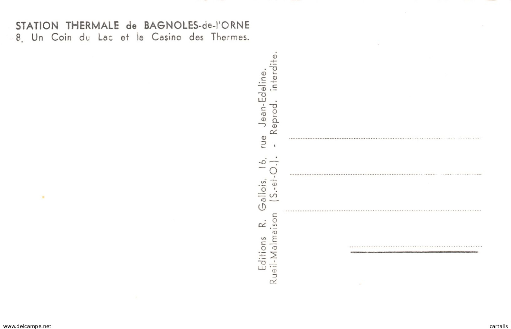 61-BAGNOLES DE L ORNE-N°3781-E/0091 - Bagnoles De L'Orne