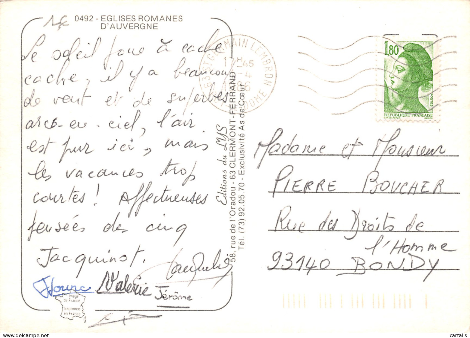 43-AUVERGNE EGLISES ROMANES-N°3782-D/0379 - Sonstige & Ohne Zuordnung