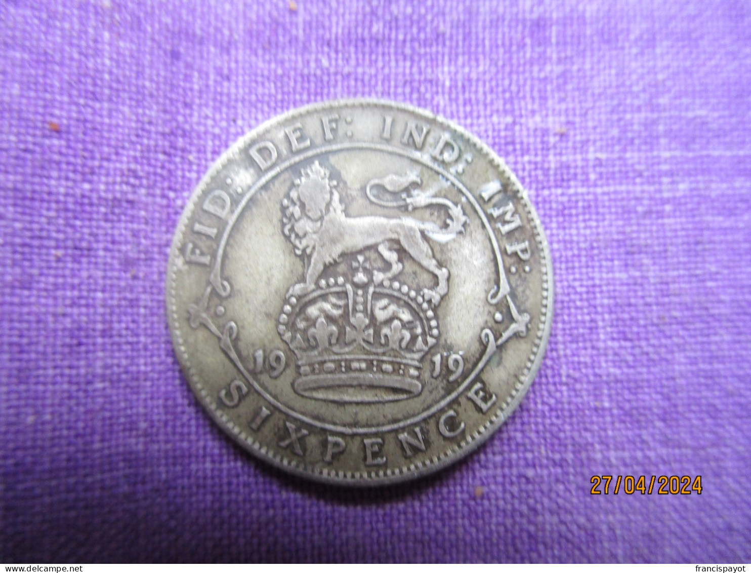 Great Britain: 6 Pence 1919 - H. 6 Pence