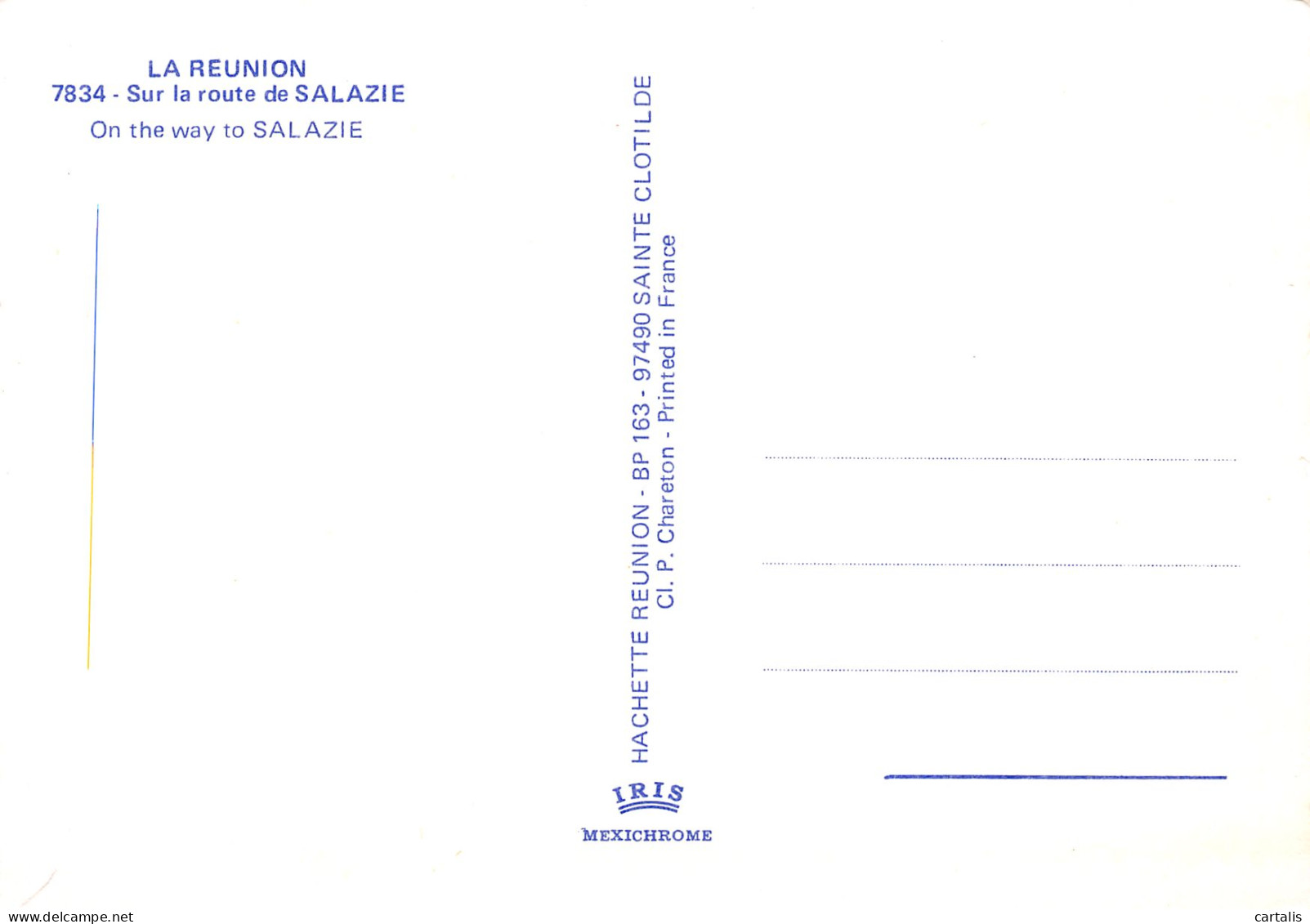 974-ILE DE LA REUNION ROUTE DE SALAZIE-N°3782-D/0235 - Otros & Sin Clasificación