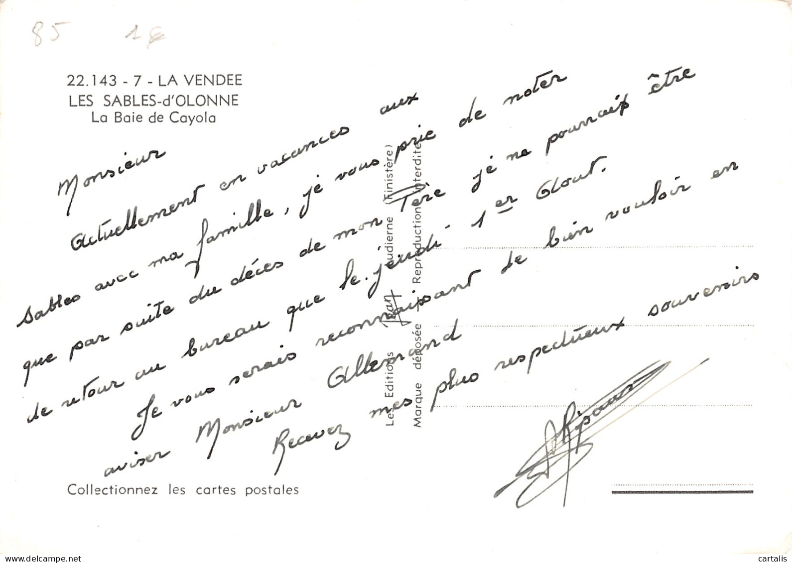 85-LES SABLES  D OLONNE-N°3782-D/0253 - Sables D'Olonne