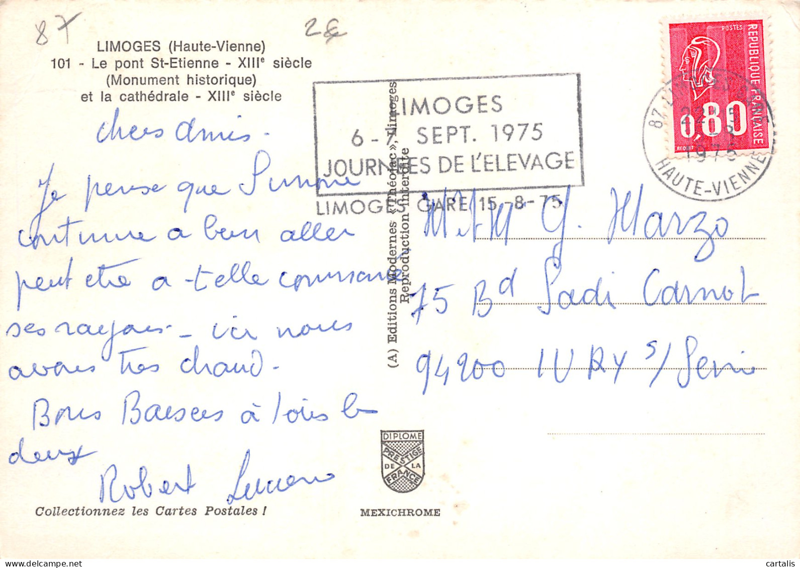 87-LIMOGES-N°3782-D/0203 - Limoges