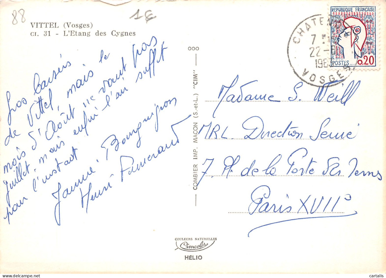 88-VITTEL-N°3782-D/0191 - Contrexeville