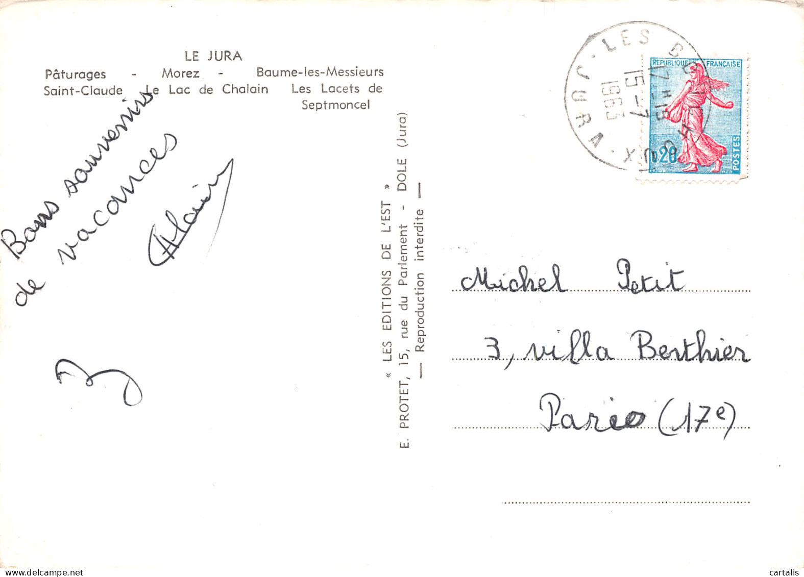 39-LE JURA MULTI VUES-N°3782-D/0095 - Altri & Non Classificati