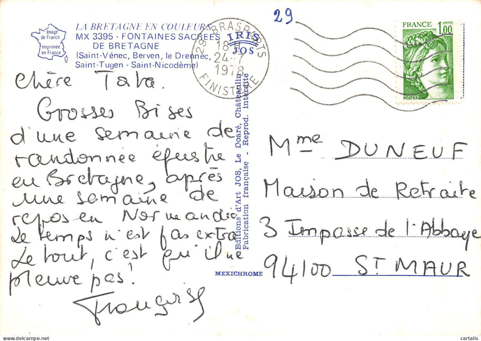 29-BRETAGNE FONTAINES SACREES-N°3782-D/0047 - Other & Unclassified