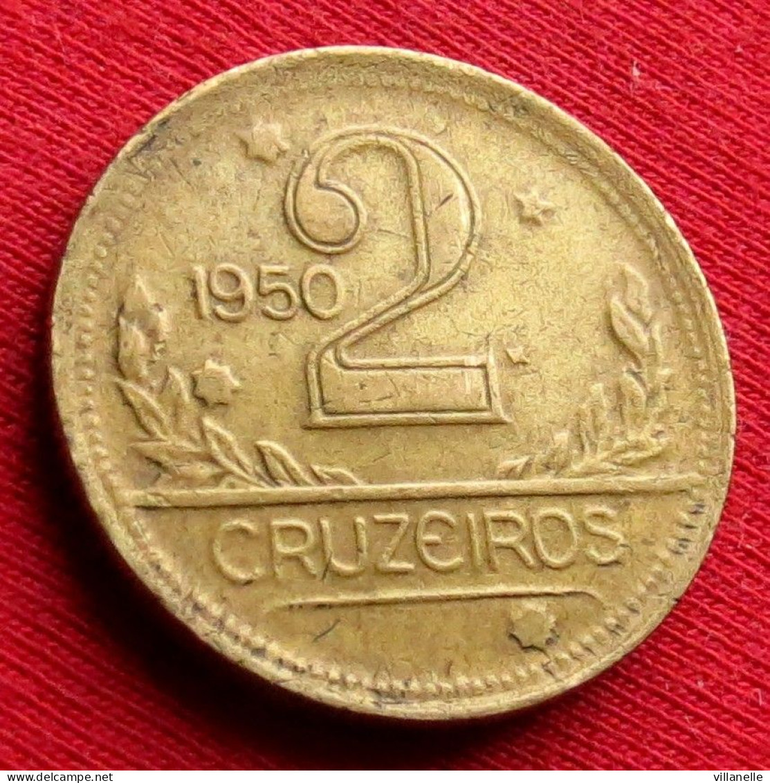 Brazil 2 Cruzeiro 1950 Brasil Bresil Brazilie Brasile W ºº - Brasil