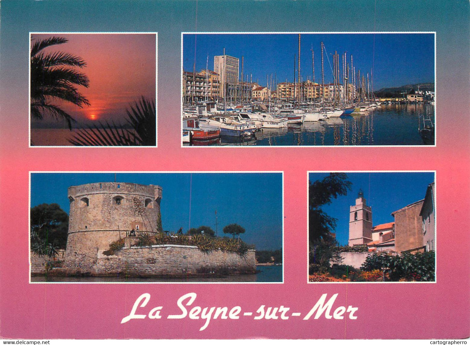 Navigation Sailing Vessels & Boats Themed Postcard La Seyne Sur Mer - Voiliers