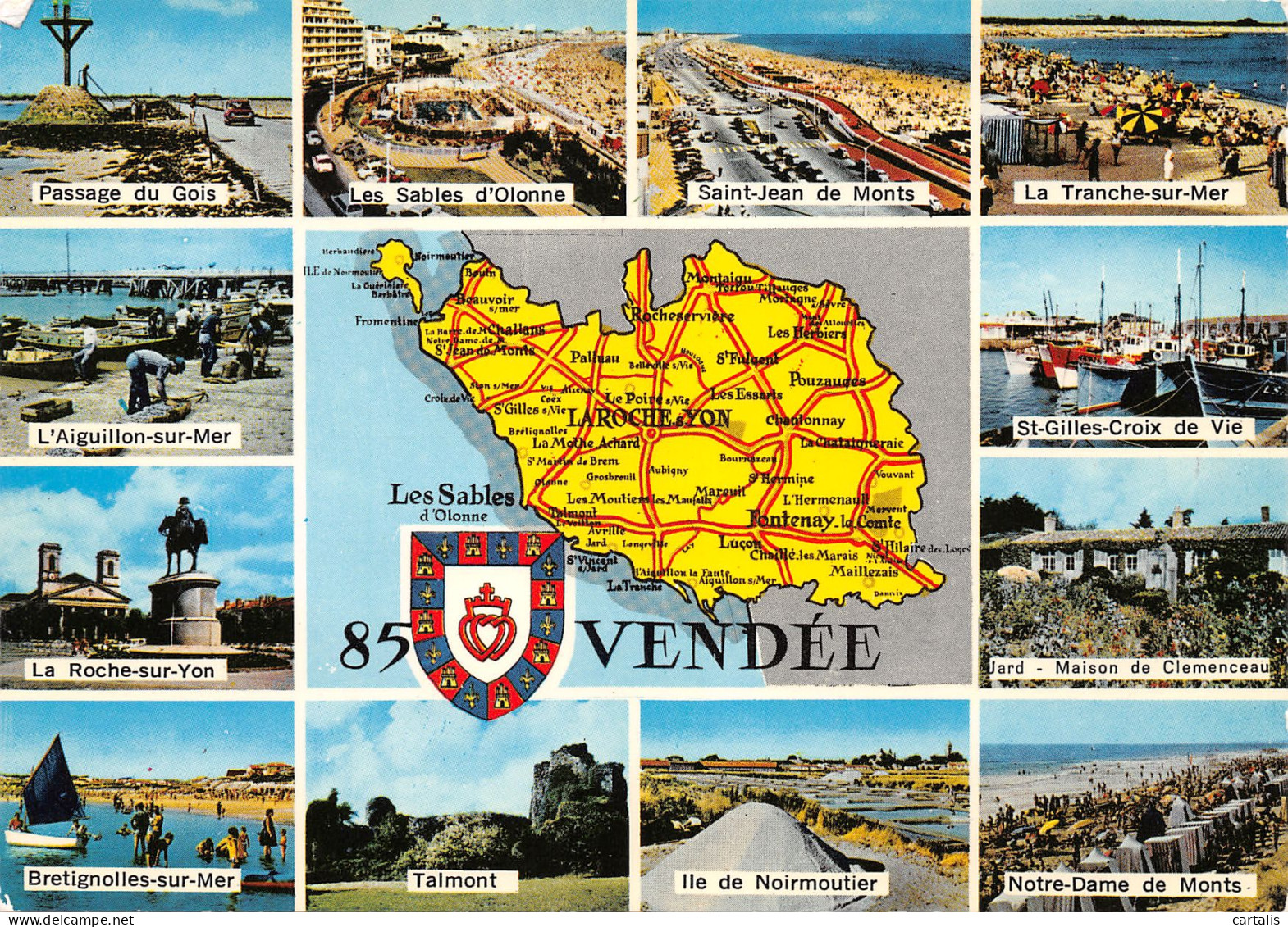 85-VENDEE MULTI VUES-N°3782-C/0235 - Other & Unclassified