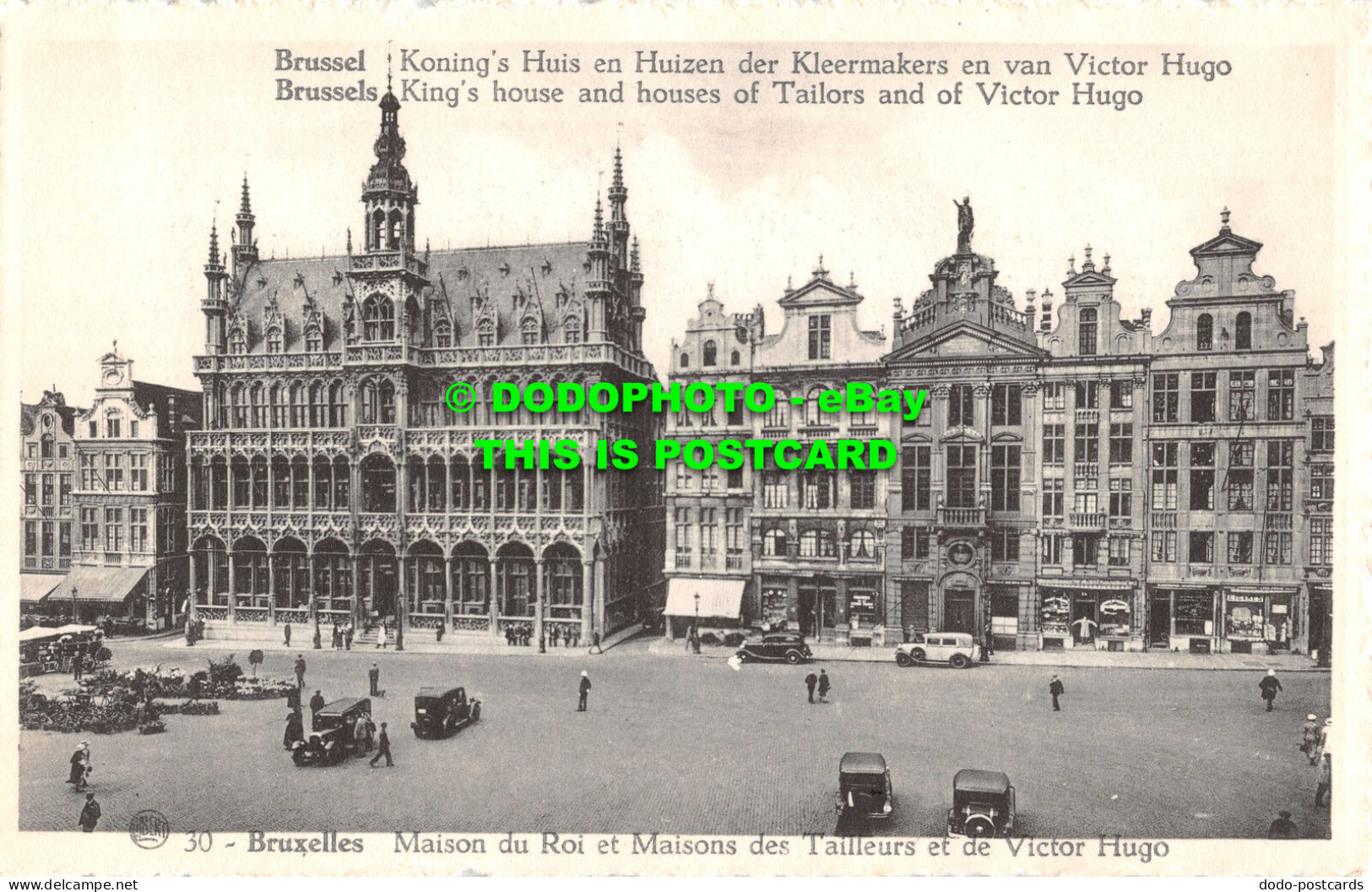 R531803 Brussels. King House And Houses Of Tailors And Of Victor Hugo. Albert. A - Wereld