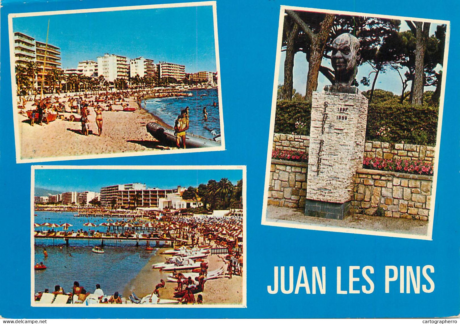 Navigation Sailing Vessels & Boats Themed Postcard Juan Les Pins - Veleros