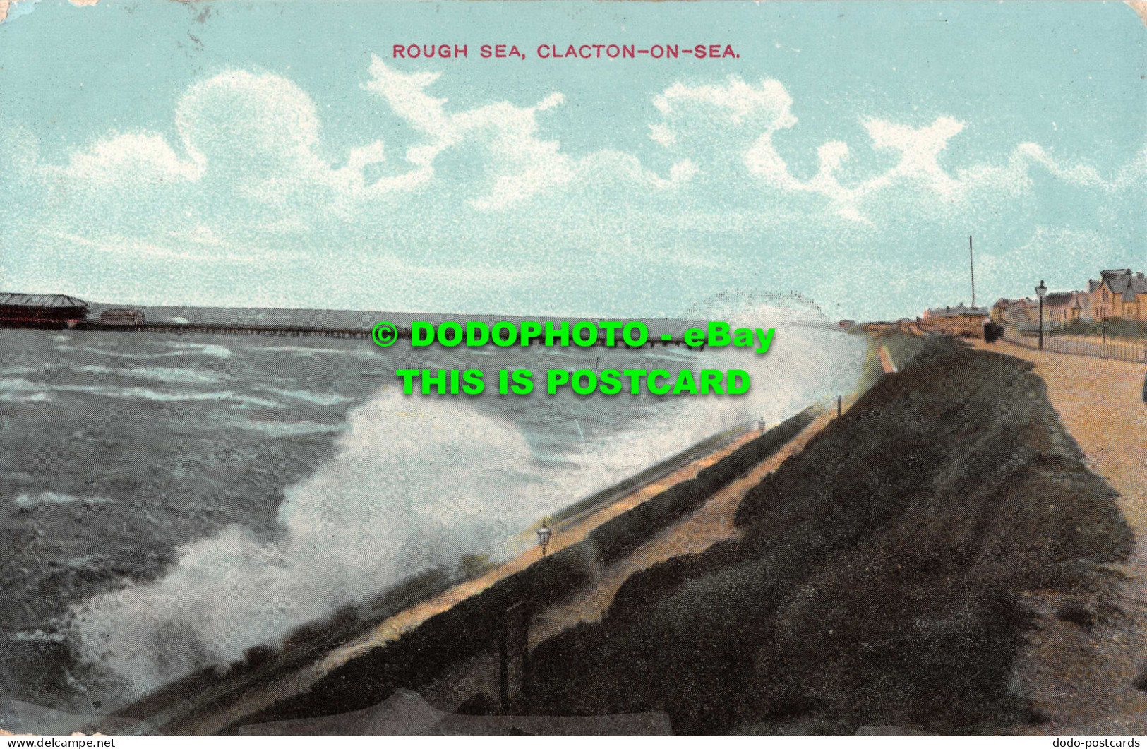 R531809 Clacton On Sea. Rough Sea. I. X. L. Series. 1909 - Wereld