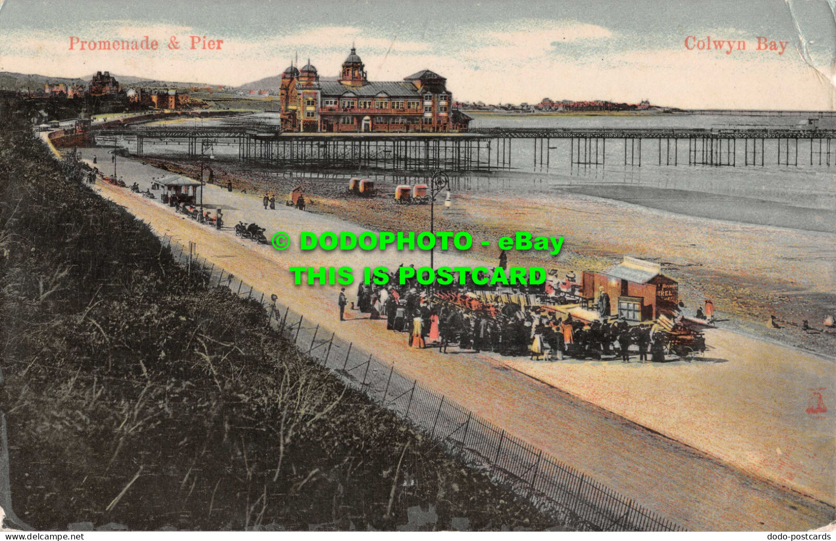 R531812 Colwyn Bay. Promenade And Pier. Woolstone Bros. Milton Glazette Series N - Wereld