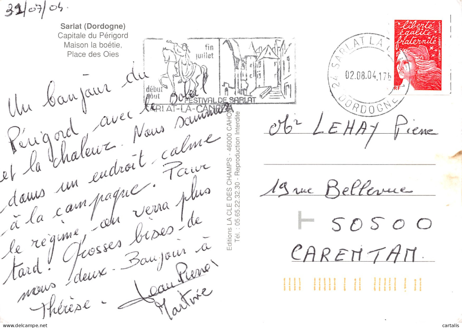 46-SARLAT-N°3783-B/0129 - Altri & Non Classificati