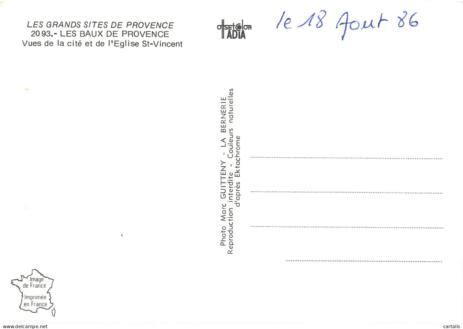 13-LES BAUX DE PROVENCE-N°3783-B/0093 - Les-Baux-de-Provence