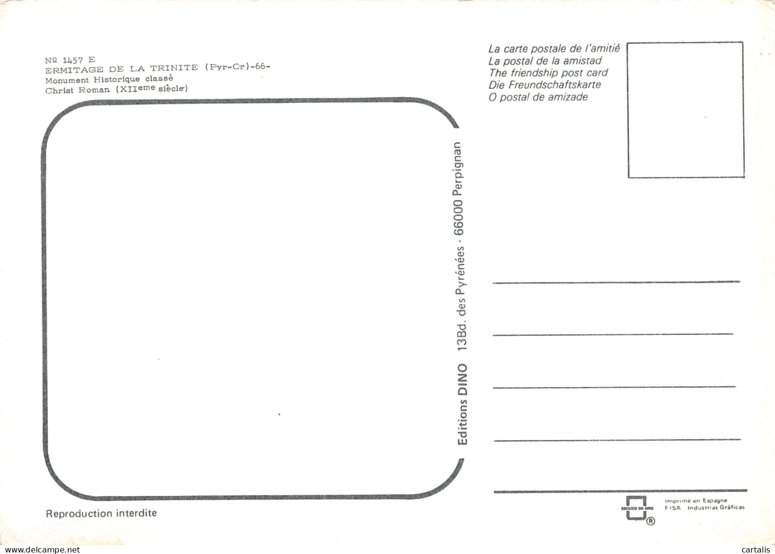 66-ERMITAGE DE LA TRINITE-N°3783-B/0087 - Other & Unclassified