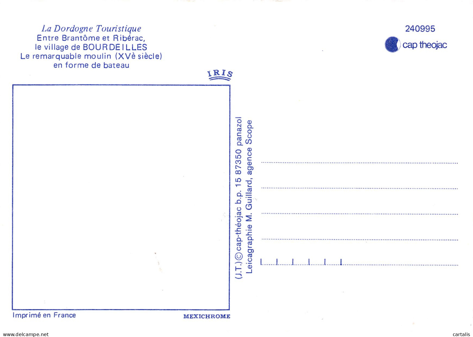 24-BOURDEILLES-N°3783-A/0285 - Autres & Non Classés