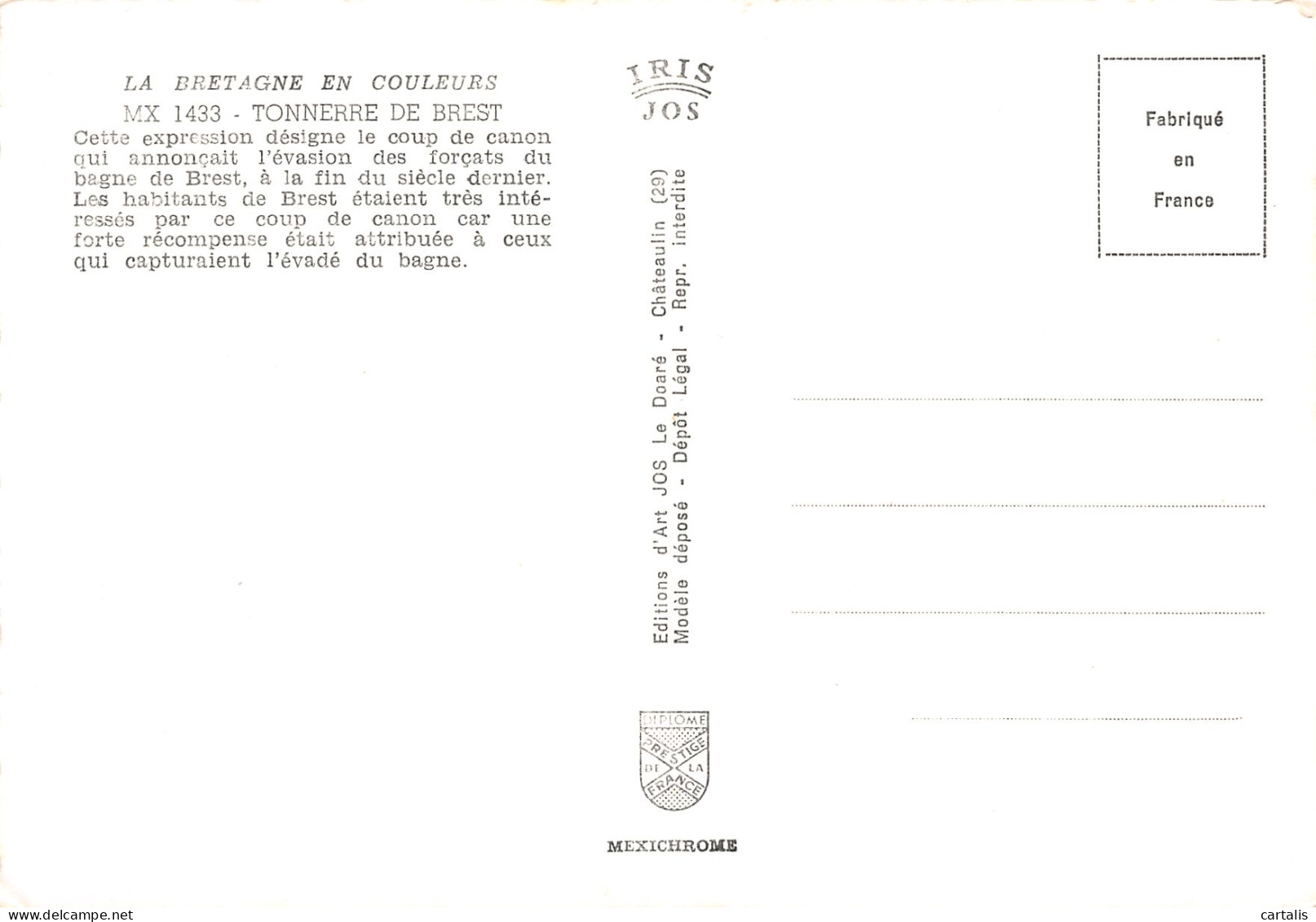 29-TONNERRE DE BREST-N°3783-A/0149 - Other & Unclassified