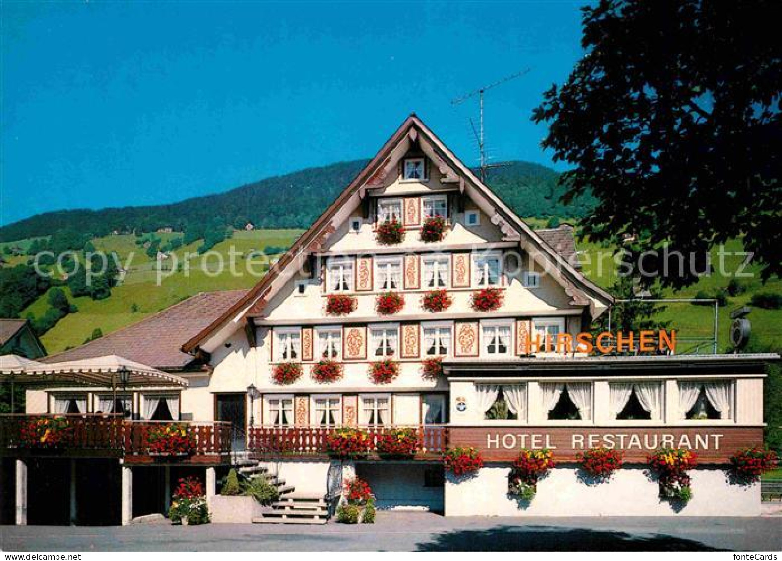 12870003 Alt St Johann Hotel-Restaurant Hirschen  Alt St Johann - Altri & Non Classificati