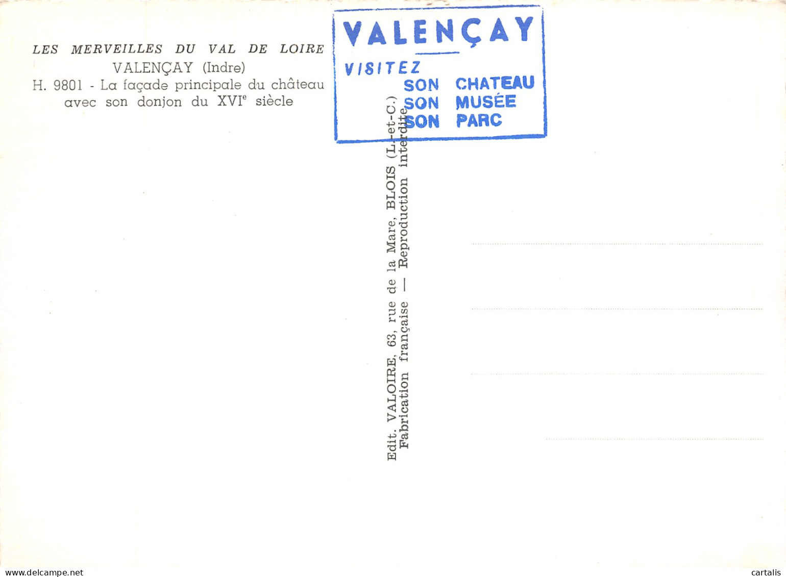 36-VALENCAY-N°3783-D/0329 - Andere & Zonder Classificatie