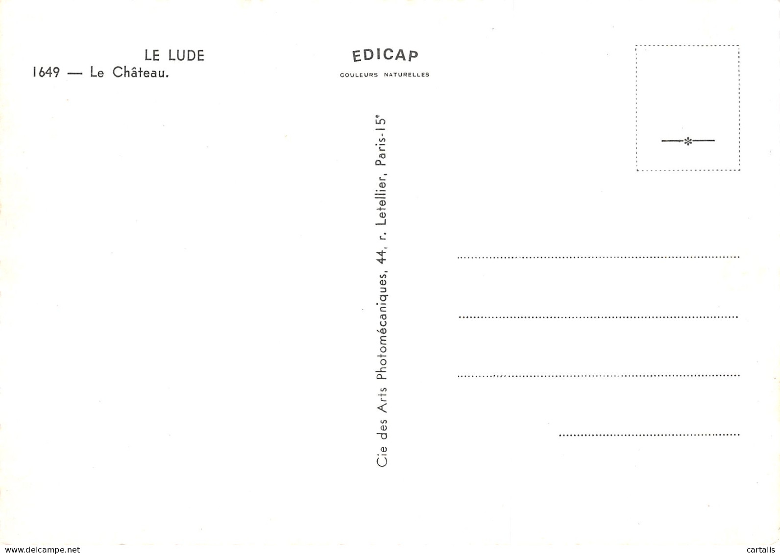 72-LE LUDE-N°3783-D/0297 - Otros & Sin Clasificación