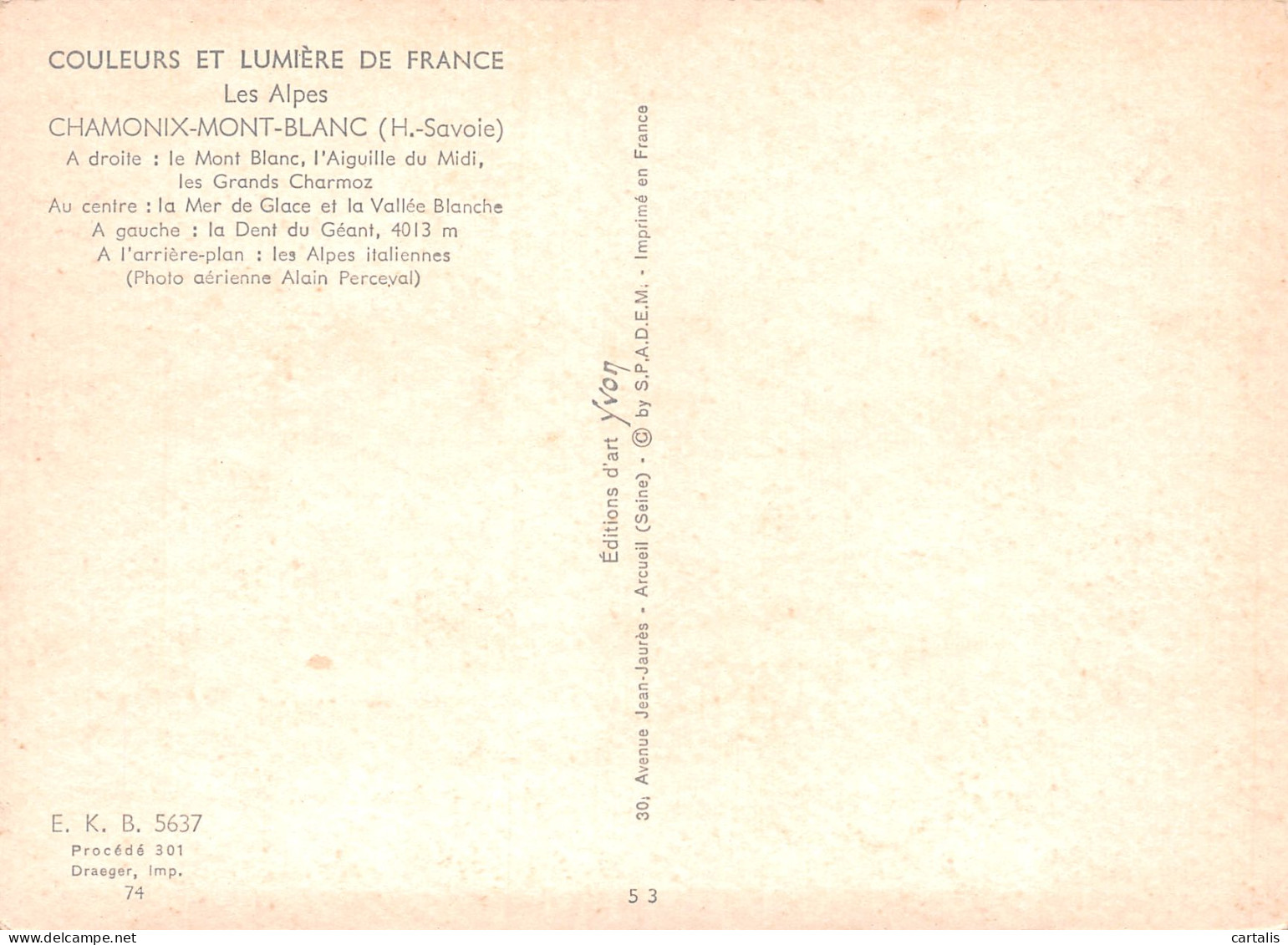 74-CHAMONIX MONT BLANC-N°3783-D/0159 - Chamonix-Mont-Blanc